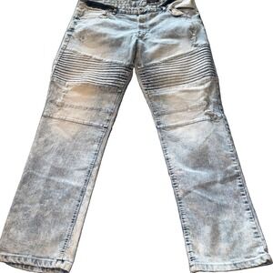 Southpole Skinny Jeans Mens 44x34 Blue Jeans Y2K Skater Stretch Denim